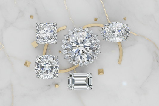 Most Popular Diamond Cuts for Engagement Rings: Data & Lab Grown Guide