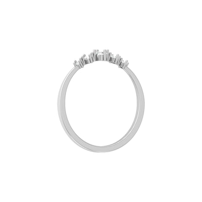 0.12 CT Elegant Round Diamond Band Ring For Her Perfect For Daily Sparkle - HIGHCARAT DIAMONDS