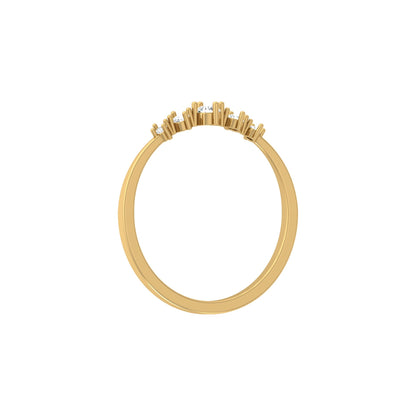 0.12 CT Elegant Round Diamond Band Ring For Her Perfect For Daily Sparkle - HIGHCARAT DIAMONDS