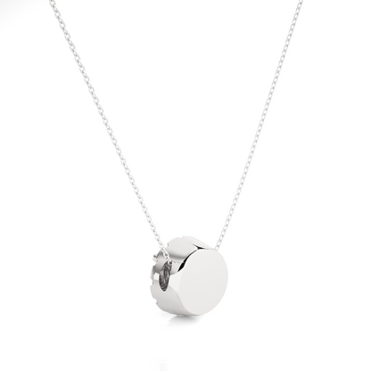 0.34 Carat Round Lab-Grown Diamond Halo pendants Shop elegant Pendant for women & exquisite gold pendant - HIGHCARAT DIAMONDS