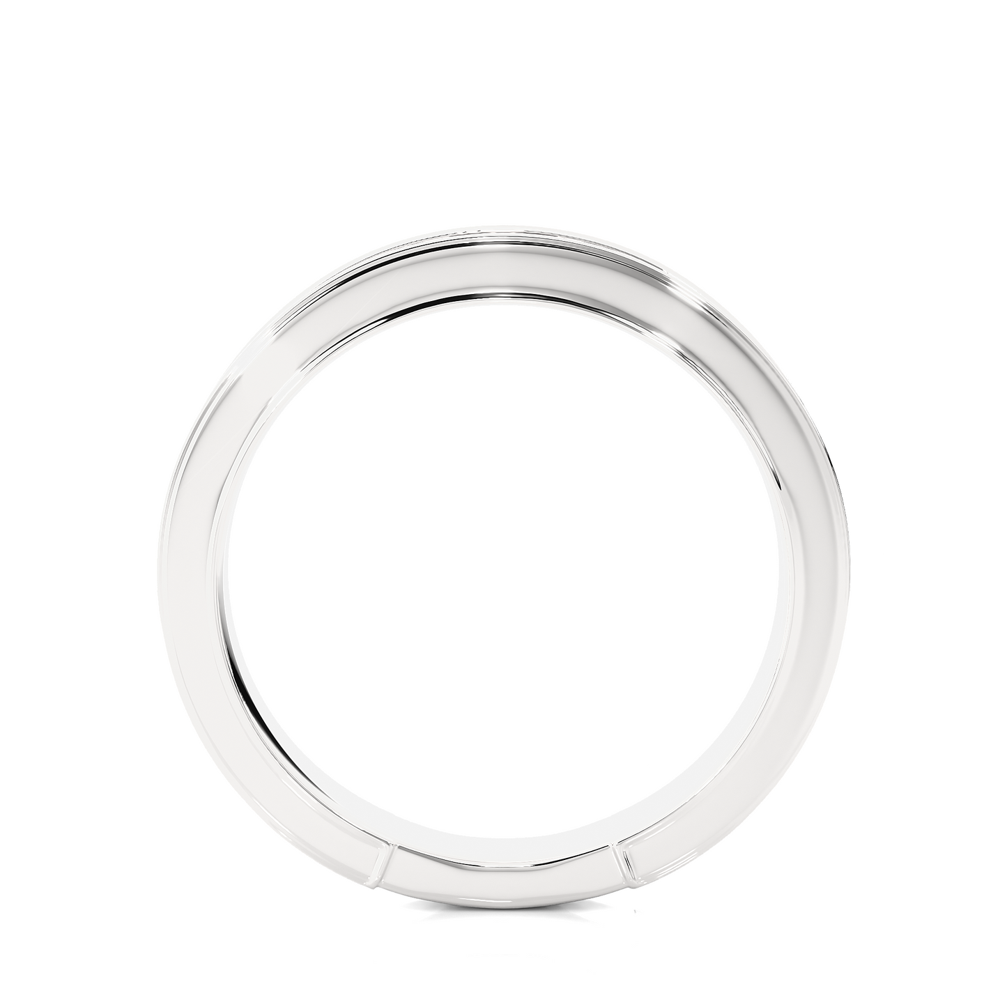 0.49 CT Round Diamond Channel Set Eternity Band Ring Special Anniversary Gift For Women's - HIGHCARAT DIAMONDS