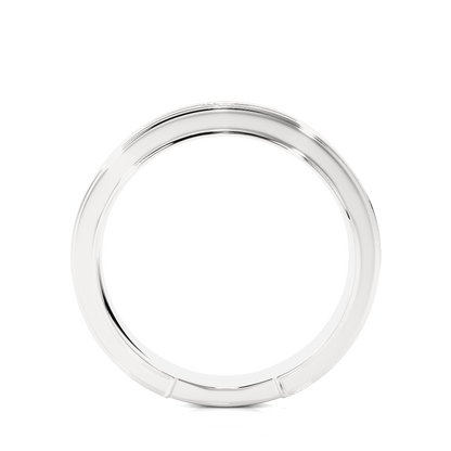 0.49 CT Round Diamond Channel Set Eternity Band Ring Special Anniversary Gift For Women's - HIGHCARAT DIAMONDS