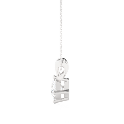 Elegant 0.50 Carat Diamond Solitiare Pendant Necklace Minimalist Gold Jewelry for Her - HIGHCARAT DIAMONDS