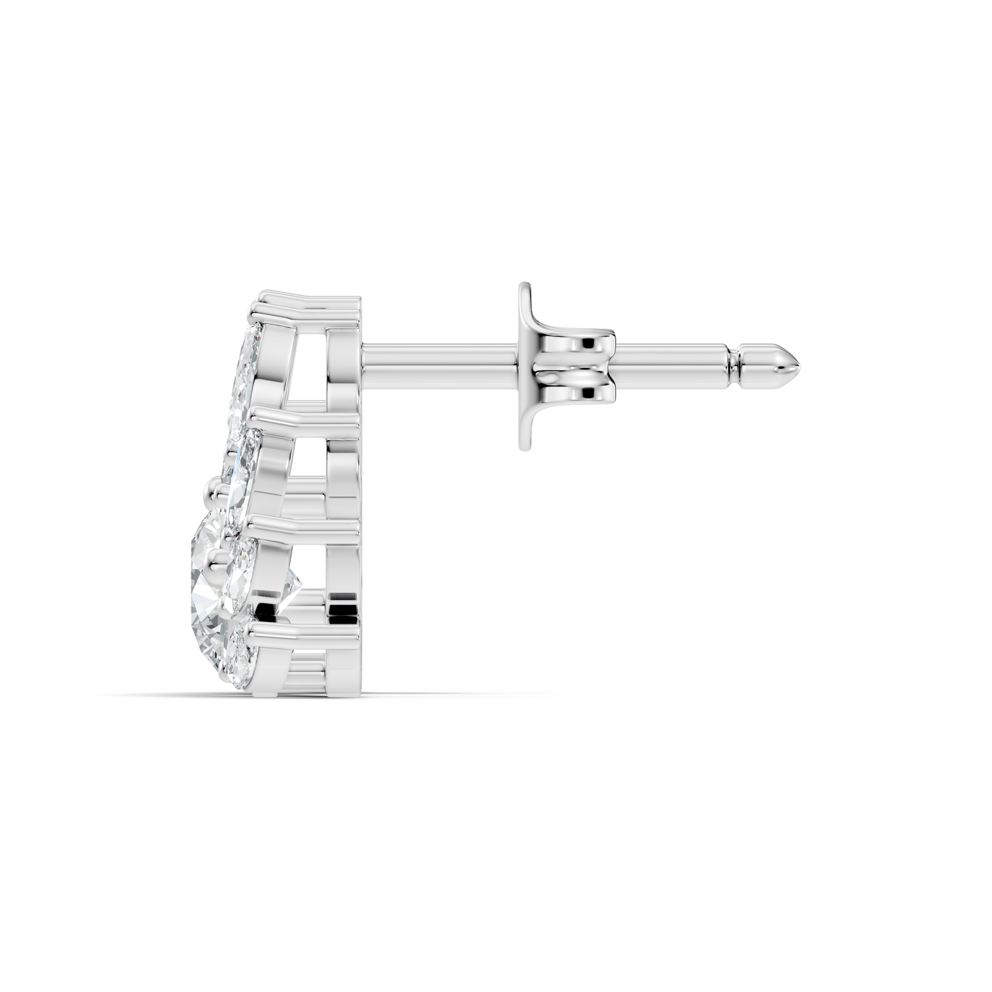 Stunning 0.82 CT Lab-Grown Diamond Earrings Classic Marquise & Round Style - HIGHCARAT DIAMONDS