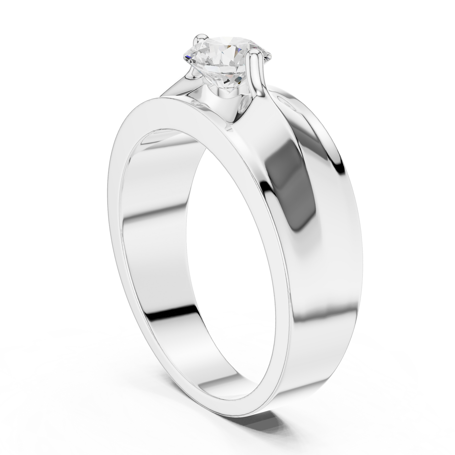 Round Shape Lab Grown Diamond Vintage Art Deco Classic Look Diamond ring For Men - HIGHCARAT DIAMONDS