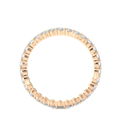 0.90 CT Lab or Natural Diamond  Full Eternity  Round Diamond Wedding Band Luxury Gift - HIGHCARAT DIAMONDS