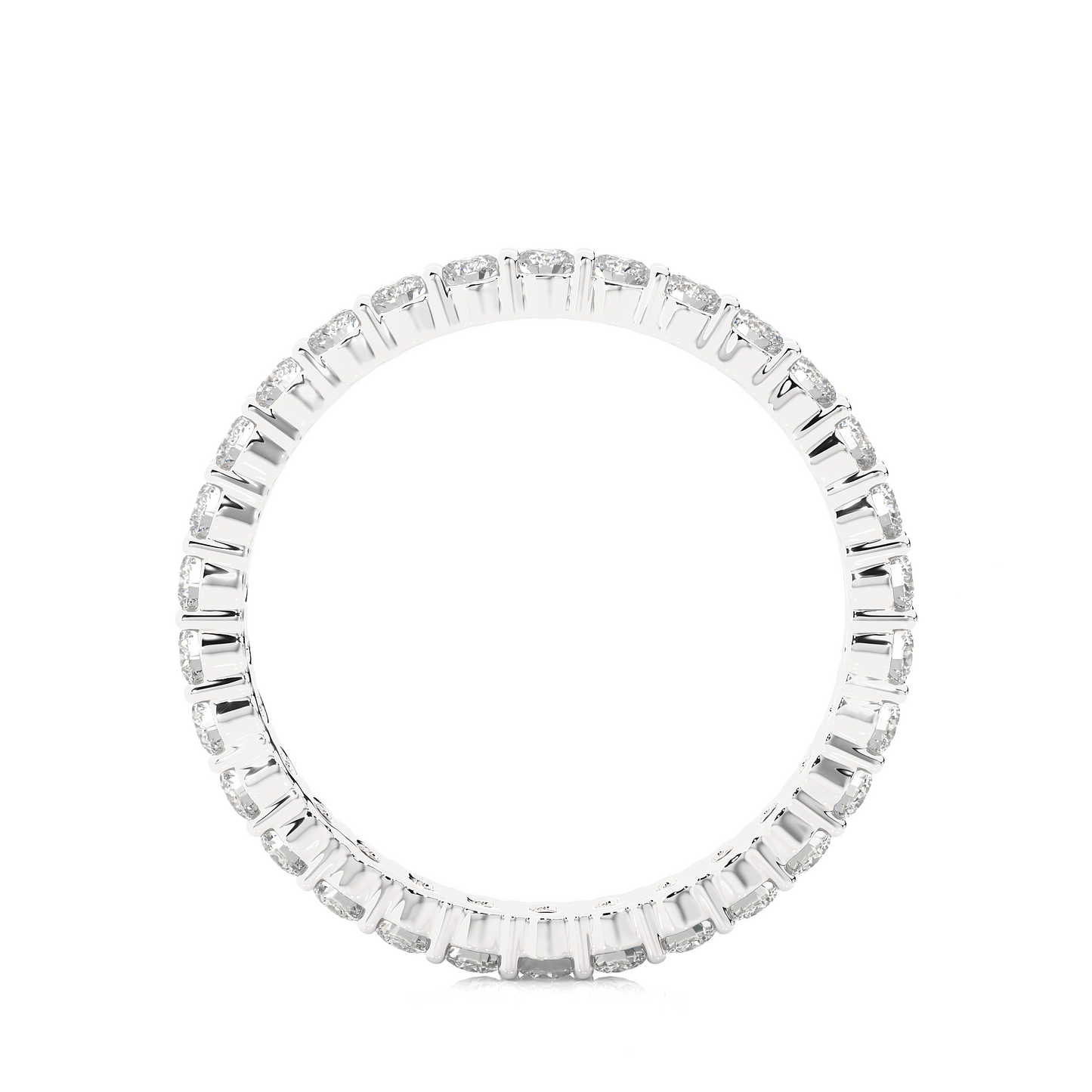 0.90 CT Lab or Natural Diamond  Full Eternity  Round Diamond Wedding Band Luxury Gift - HIGHCARAT DIAMONDS