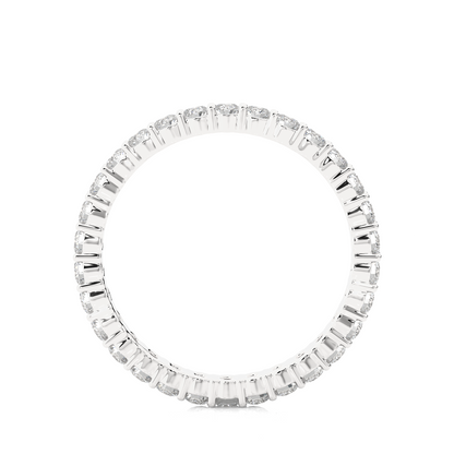 0.90 CT Lab or Natural Diamond  Full Eternity  Round Diamond Wedding Band Luxury Gift - HIGHCARAT DIAMONDS
