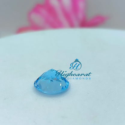 Round Blue Rose Cut All Occasion ,Engagement Wear Shinning Diamond Ring - HIGHCARAT DIAMONDS