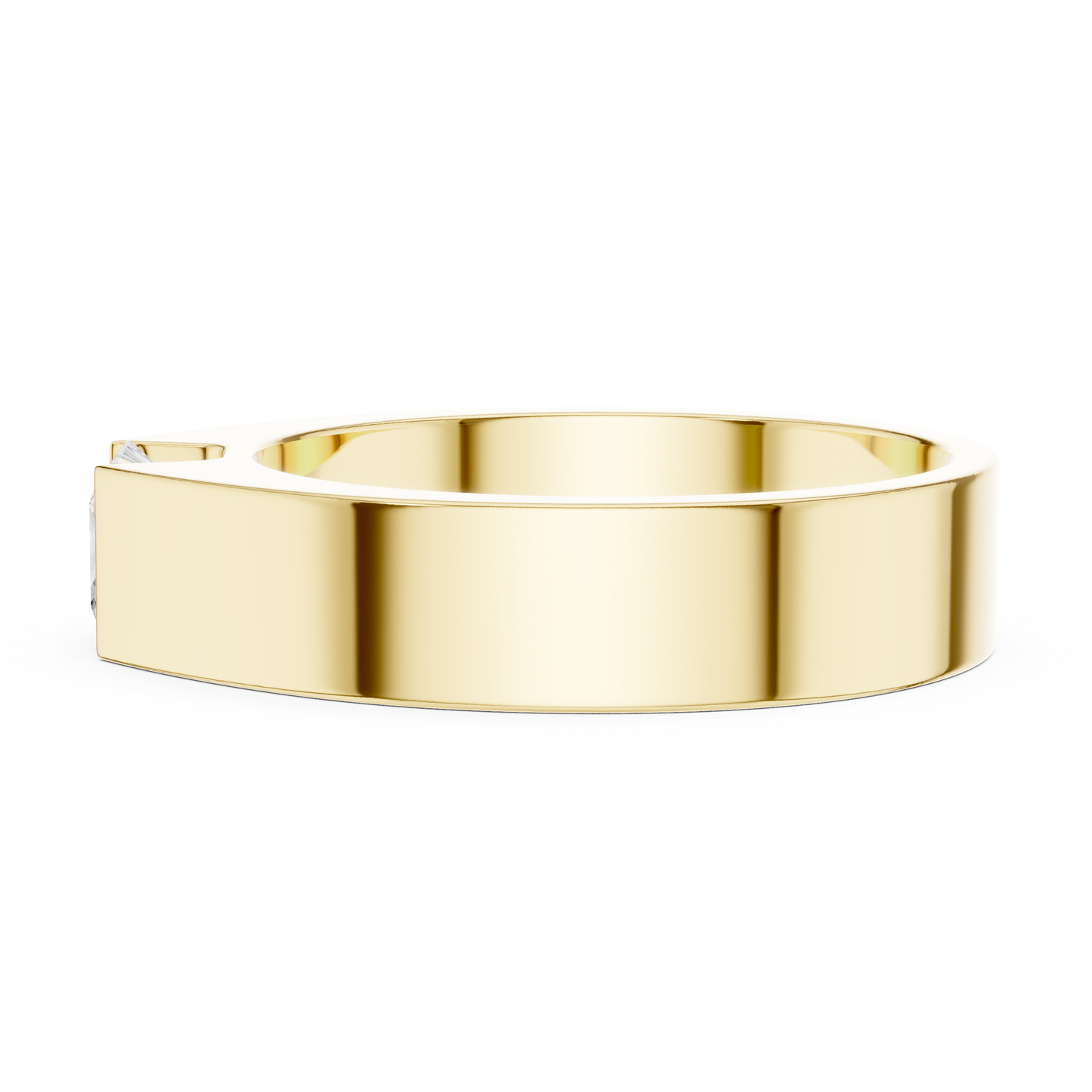 1.00 Ct Princess Cut Lab grown Diamond Classic Vintage Unique Daily Wear Men Diamond Ring - HIGHCARAT DIAMONDS