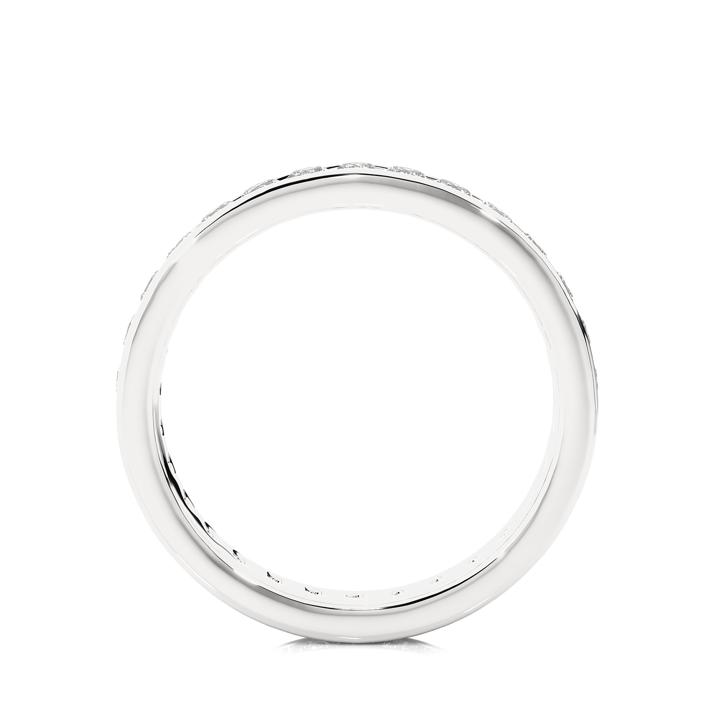 1.04 CT Round Shaped Classic Lab Grown/ Natural Diamond Eternity Band Ring Timeless Circle Of Sparkle - HIGHCARAT DIAMONDS