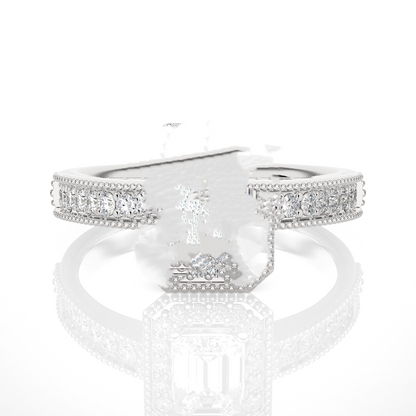 1.06 CT emerald and round cut lab grown diamond wedding ring in a dazzling  new look - HIGHCARAT DIAMONDS