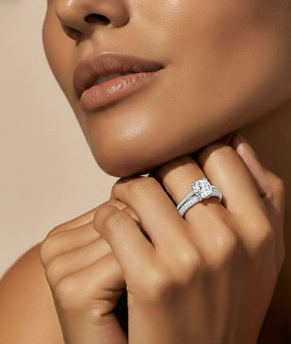 1.13 CT Colorless Round Shape Lab Grown Diamond Ring, 14K Solid Gold Perfect, Stunning proposal Ring - HIGHCARAT DIAMONDS