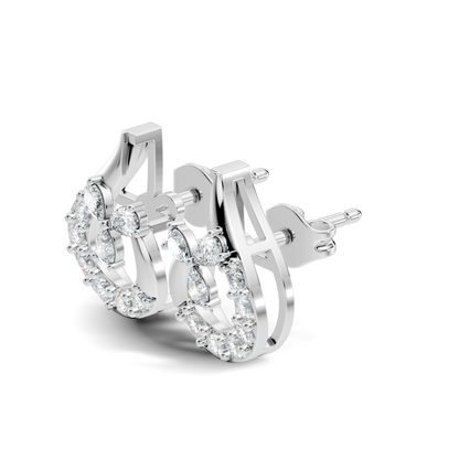 1.13 Ct Round And Pear Shape Lab Grown 7 Natural Diamond Ethically Unique Shape Earrings For Girl - HIGHCARAT DIAMONDS