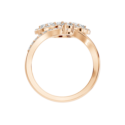 1.28Ct Heart and Round Cut White Colorless Diamond Antique Art Deco Vintage Wedding Ring For Women's - HIGHCARAT DIAMONDS