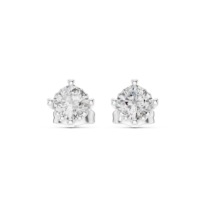 1.40 Ct Cushion Cut Lab Grown Diamond 10k Solid Gold Stunning Fabulous Diamond Earring For Her Birthday - HIGHCARAT DIAMONDS