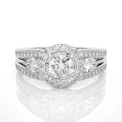 1.43 CT Pear Cut Top Grade Labgrown Diamond Ring Unique Delicate Stacking Wedding Ring Gift For Her - HIGHCARAT DIAMONDS