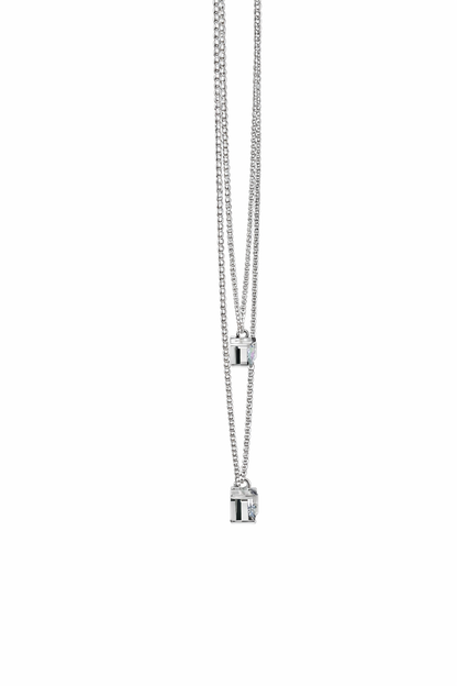 1.46 Ct Pear Cut Lab Grown Diamond Solitaire Unique  Statement Cluster Classic Necklace For birthday - HIGHCARAT DIAMONDS