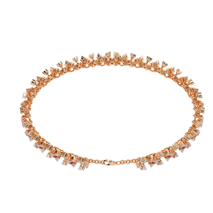 1.59Ct Round Cut Top Grade Diamond Antique Flower Shape Cluster Dainty Bridesmaid Tennis Bracelet Gift For Women's - HIGHCARAT DIAMONDS