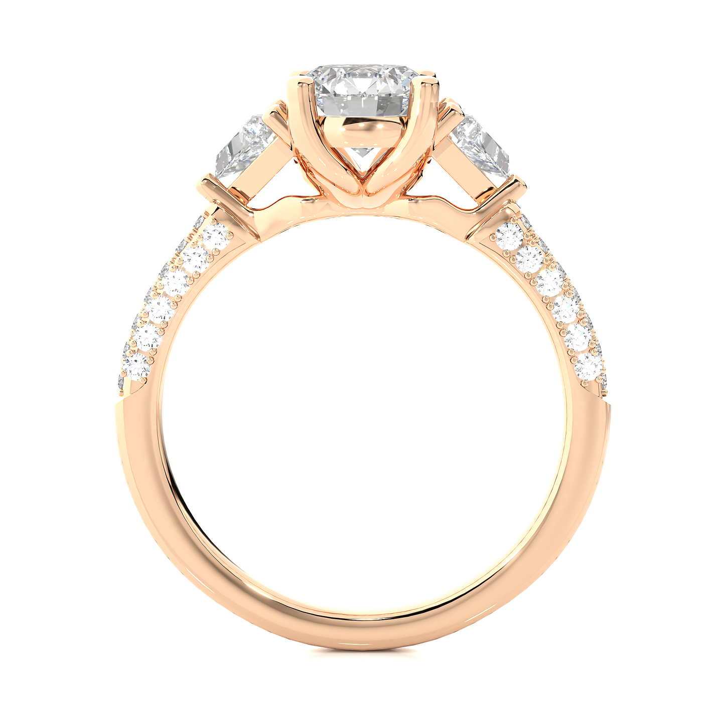 1.63 Ct Trillion Cut Lab grown Diamond Solitaire Wedding Ring14k Gift For Woman Jewelry - HIGHCARAT DIAMONDS