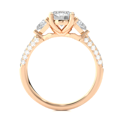 1.63 Ct Trillion Cut Lab grown Diamond Solitaire Wedding Ring14k Gift For Woman Jewelry - HIGHCARAT DIAMONDS