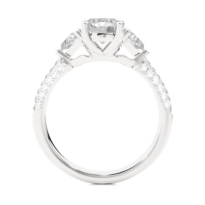 1.63 Ct Trillion Cut Lab grown Diamond Solitaire Wedding Ring14k Gift For Woman Jewelry - HIGHCARAT DIAMONDS