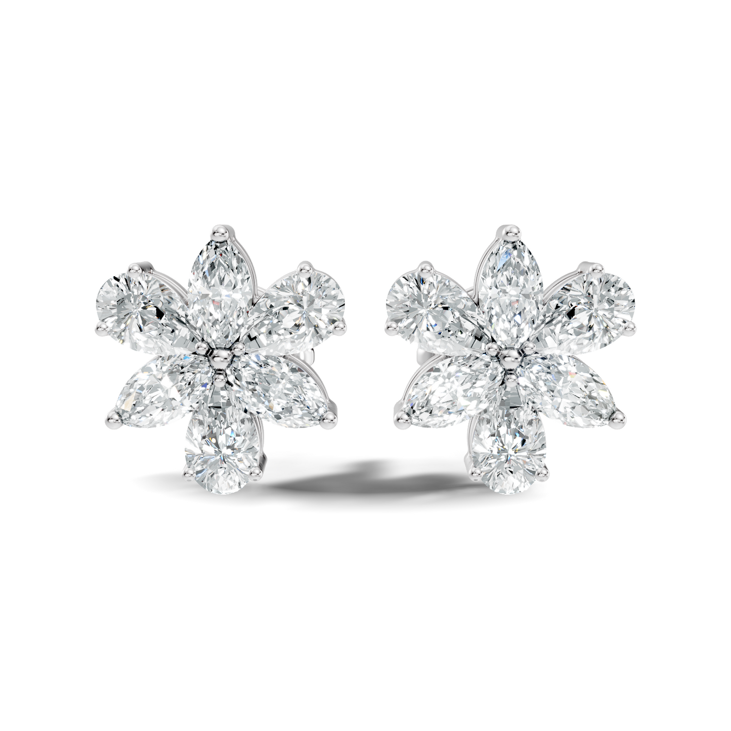 1.68 Ct Marquise & Pear Shape Natural & Lab grown Diamond Stunning Shinning Vintage Diamond Earrings For Birthday gif - HIGHCARAT DIAMONDS