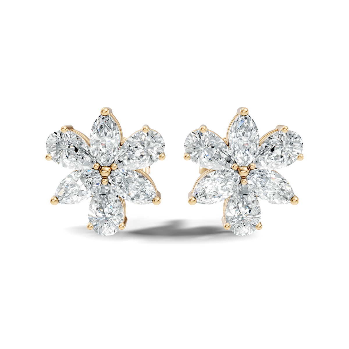 1.68 Ct Marquise & Pear Shape Natural & Lab grown Diamond Stunning Shinning Vintage Diamond Earrings For Birthday gif - HIGHCARAT DIAMONDS