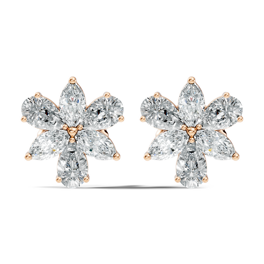 1.68 Ct Marquise & Pear Shape Natural & Lab grown Diamond Stunning Shinning Vintage Diamond Earrings For Birthday gif - HIGHCARAT DIAMONDS