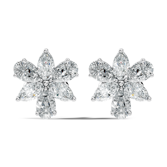 1.68 Ct Marquise & Pear Shape Natural & Lab grown Diamond Stunning Shinning Vintage Diamond Earrings For Birthday gif - HIGHCARAT DIAMONDS