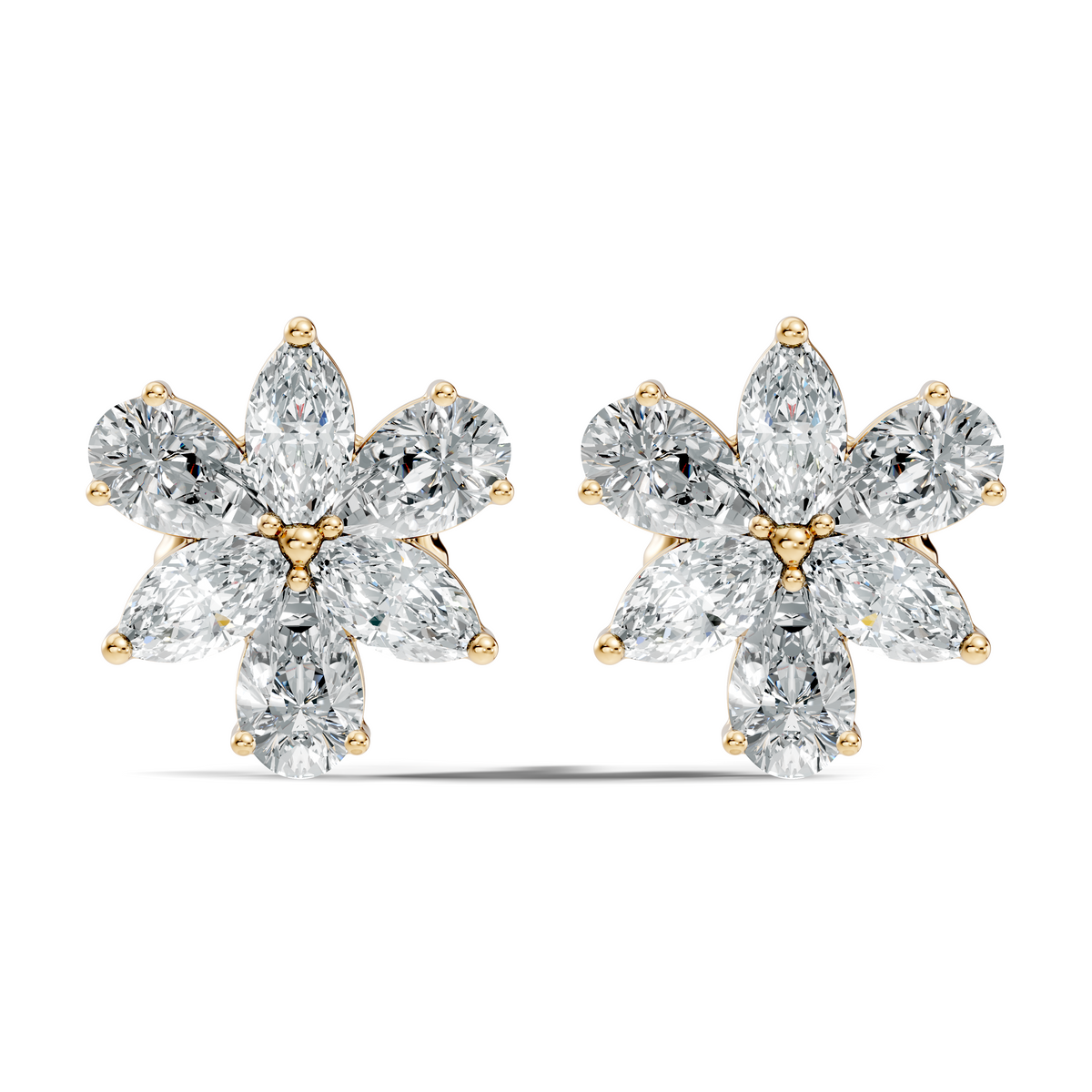 1.68 Ct Marquise & Pear Shape Natural & Lab grown Diamond Stunning Shinning Vintage Diamond Earrings For Birthday gif - HIGHCARAT DIAMONDS