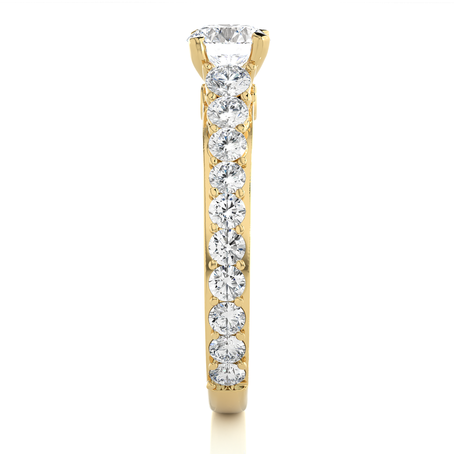 1.79 Ct Round Cut Lab Grown Diamond Fabulous 14K Accented Rings For Every Occasion,