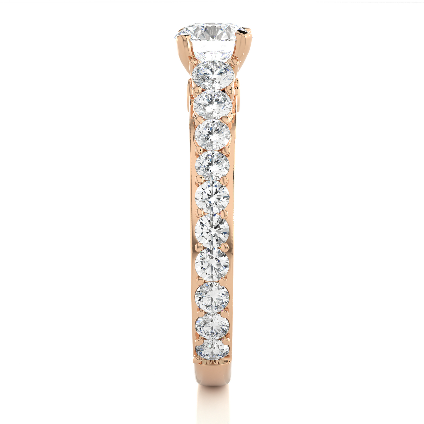 1.79 Ct Round Cut Lab Grown Diamond Fabulous 14K Accented Rings For Every Occasion,