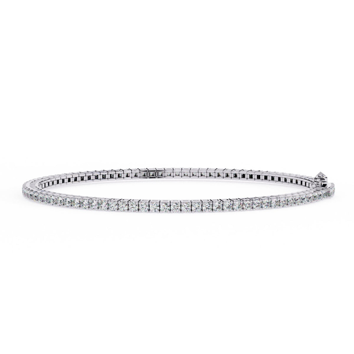 1.92CT Round Cut Diamond Unique Delicate Prong Set Handcrafted Classic Party Wear Bracelet Gift For Women's - HIGHCARAT DIAMONDS