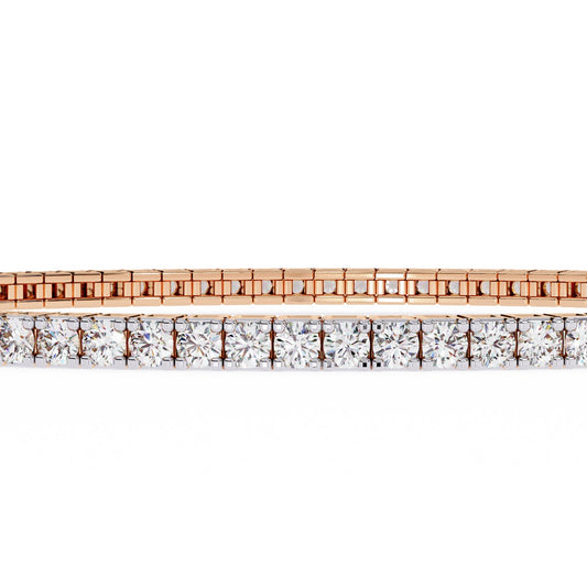 1.92CT Round Cut Diamond Unique Delicate Prong Set Handcrafted Classic Party Wear Bracelet Gift For Women's - HIGHCARAT DIAMONDS