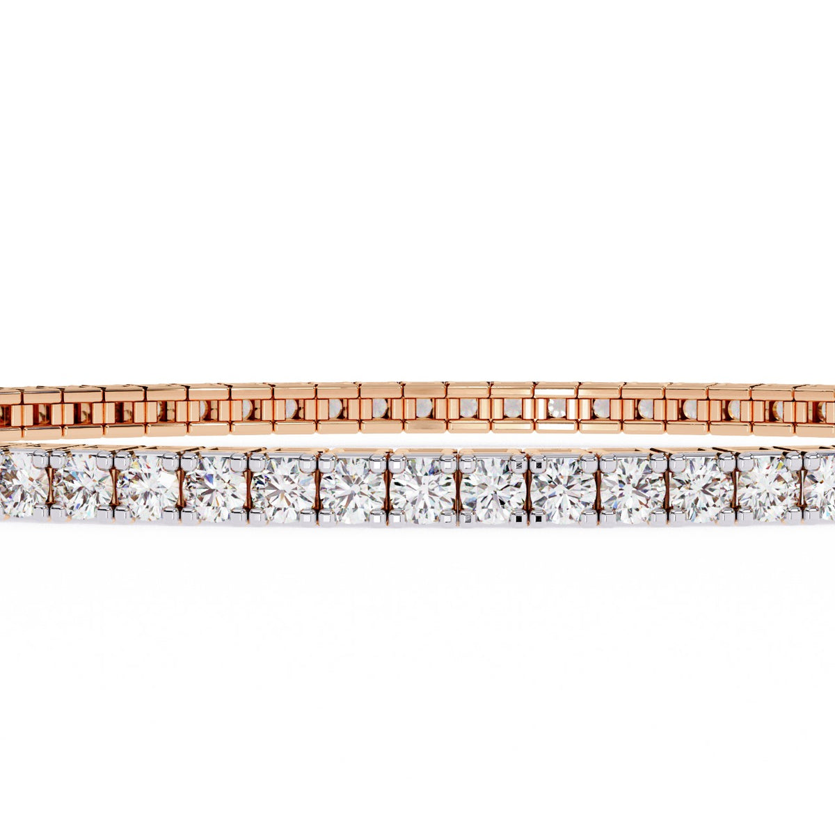 1.92CT Round Cut Diamond Unique Delicate Prong Set Handcrafted Classic Party Wear Bracelet Gift For Women's - HIGHCARAT DIAMONDS