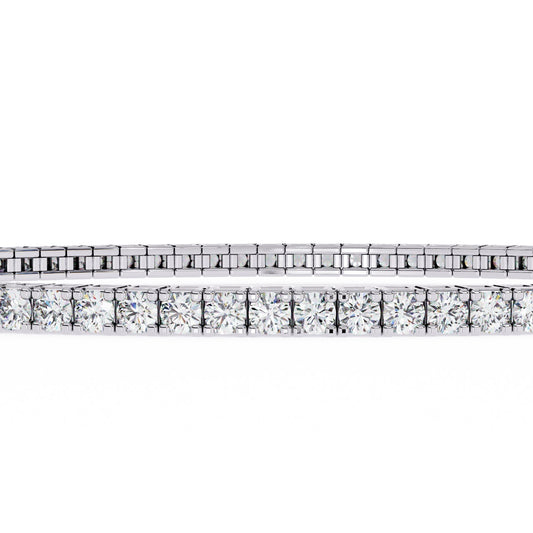 1.92CT Round Cut Diamond Unique Delicate Prong Set Handcrafted Classic Party Wear Bracelet Gift For Women's - HIGHCARAT DIAMONDS