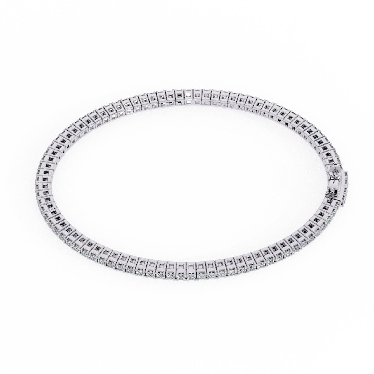 1.92CT Round Cut Diamond Unique Delicate Prong Set Handcrafted Classic Party Wear Bracelet Gift For Women's - HIGHCARAT DIAMONDS
