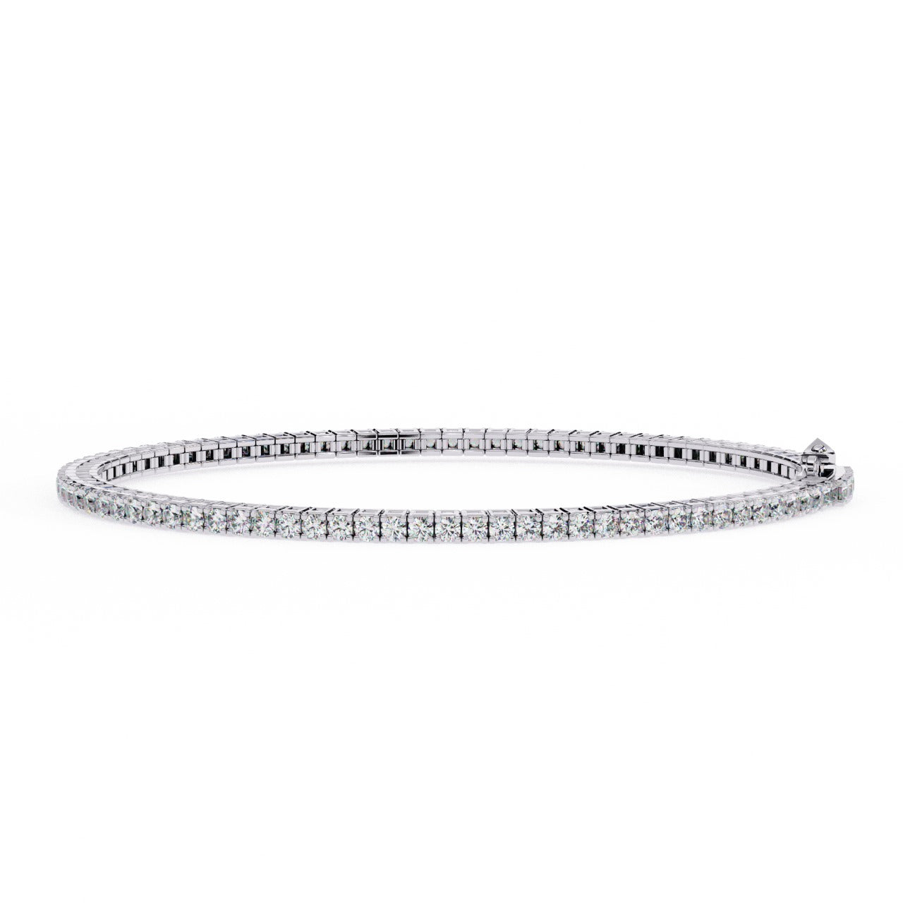 1.92CT Round Cut Diamond Unique Delicate Prong Set Handcrafted Classic Party Wear Bracelet Gift For Women's - HIGHCARAT DIAMONDS