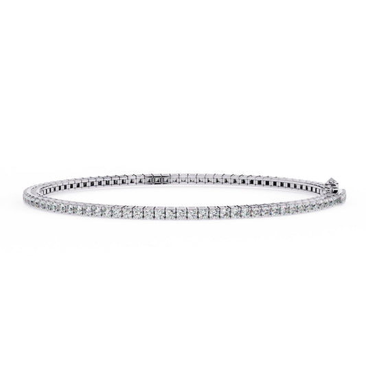 1.92CT Round Cut Diamond Unique Delicate Prong Set Handcrafted Classic Party Wear Bracelet Gift For Women's - HIGHCARAT DIAMONDS