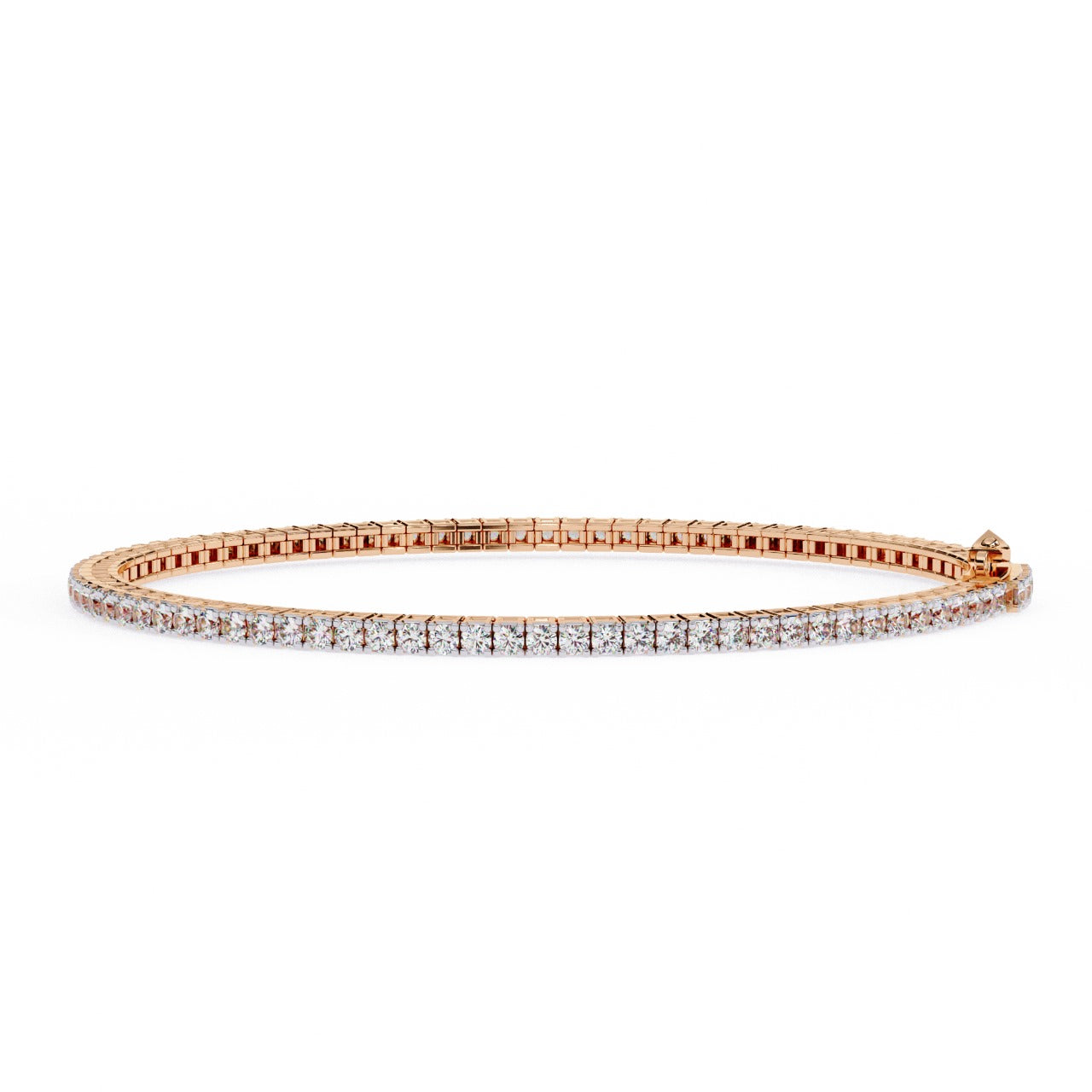 1.92CT Round Cut Diamond Unique Delicate Prong Set Handcrafted Classic Party Wear Bracelet Gift For Women's - HIGHCARAT DIAMONDS
