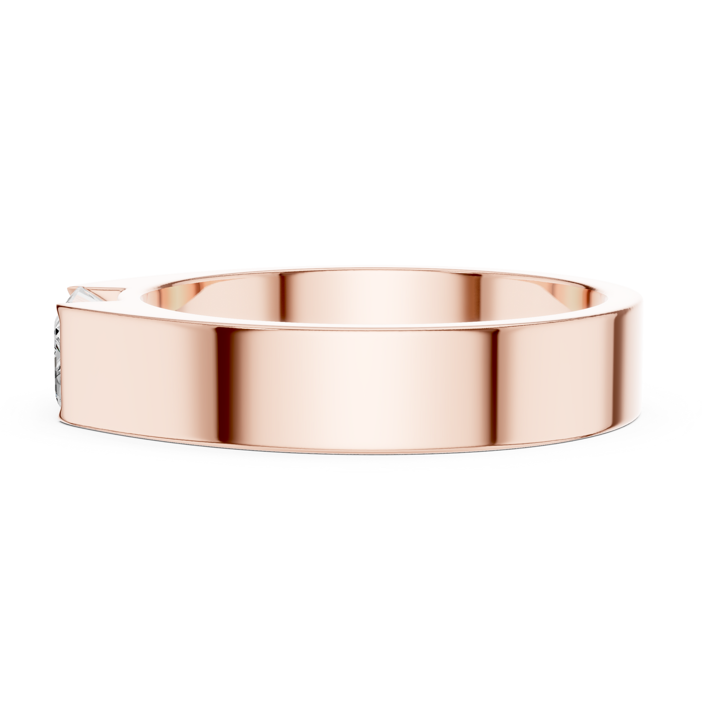 1 stone Solitaire Emerald Shapes Lab Grown Diamond For stunning Elegance Men's Ring - HIGHCARAT DIAMONDS