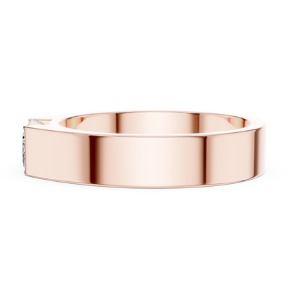 1 stone Solitaire Emerald Shapes Lab Grown Diamond For stunning Elegance Men's Ring - HIGHCARAT DIAMONDS