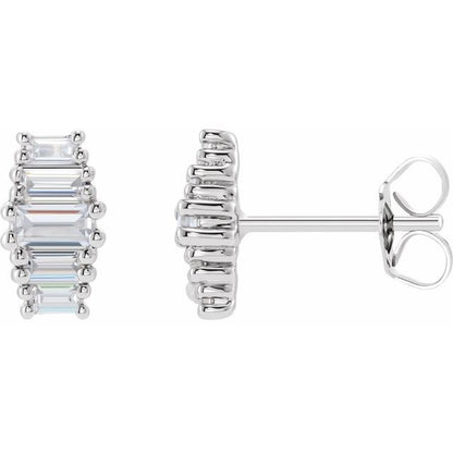 14K Yellow 1/2 CTW Lab-Grown Diamond Earrings