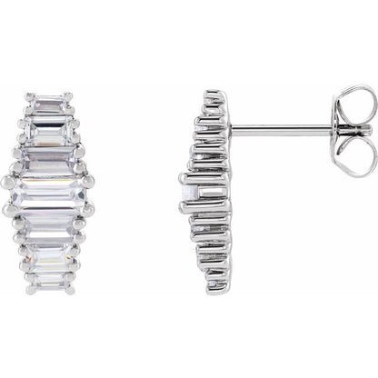 14K Yellow 1/2 CTW Lab-Grown Diamond Earrings