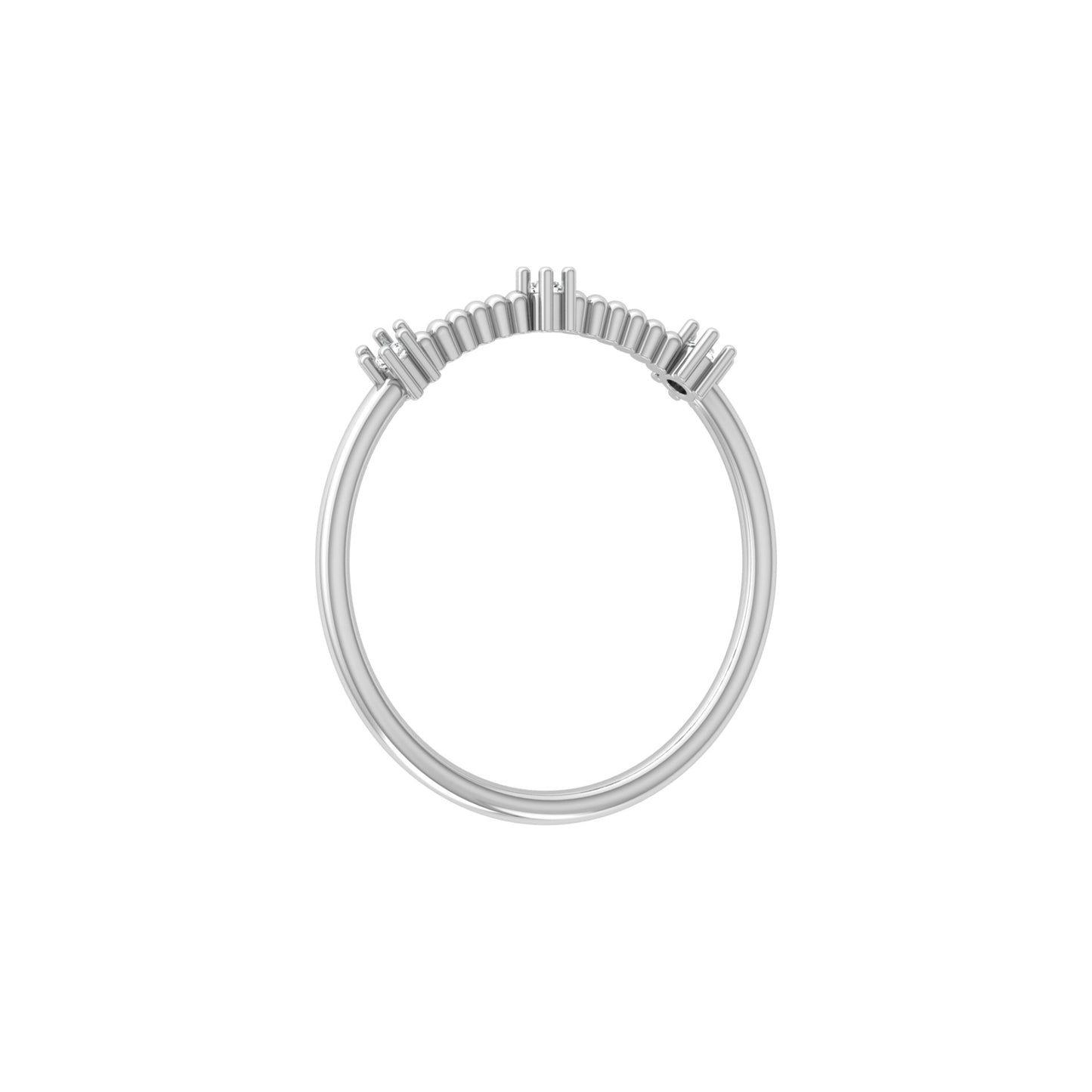 Stackable Round Cut Diamond Wedding Band In 10K Solid Gold  Perfect For Everyday Wear - HIGHCARAT DIAMONDS