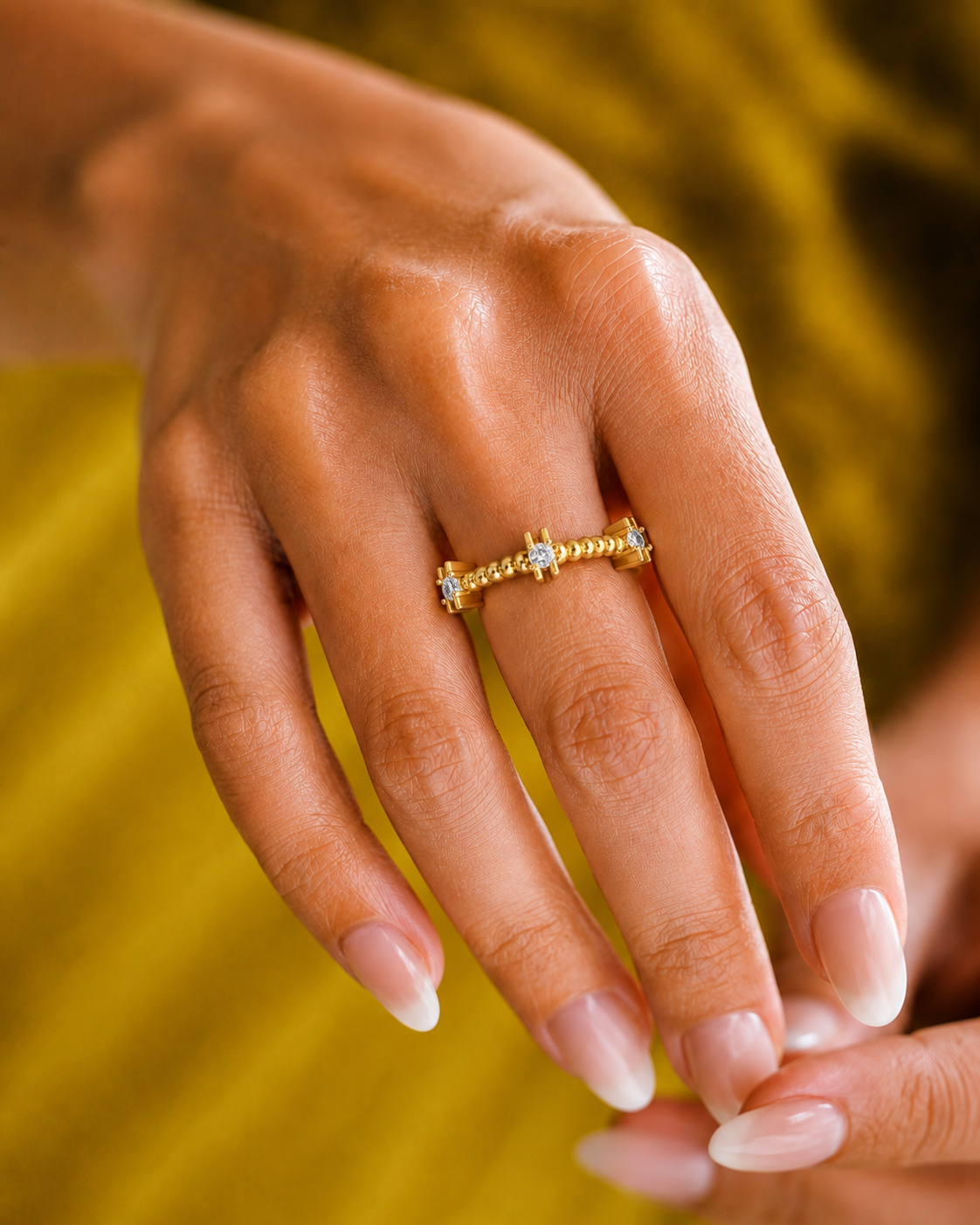 Stackable Round Cut Diamond Wedding Band In 10K Solid Gold  Perfect For Everyday Wear - HIGHCARAT DIAMONDS