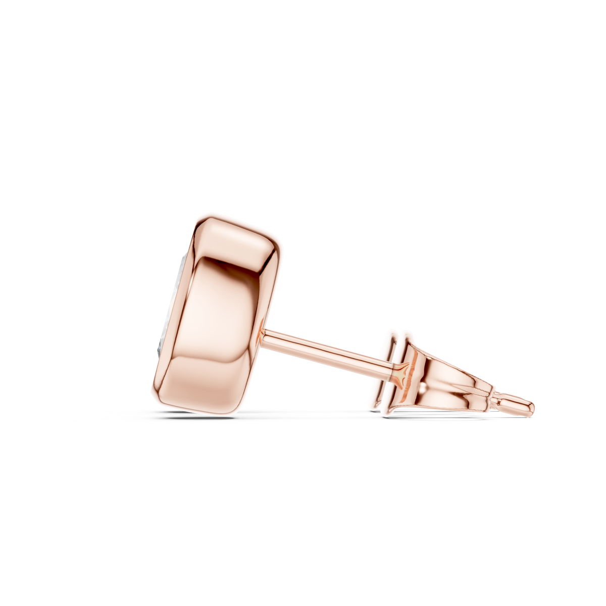 Oval Cut Lab Grown Diamond Vintage Stud Earrings