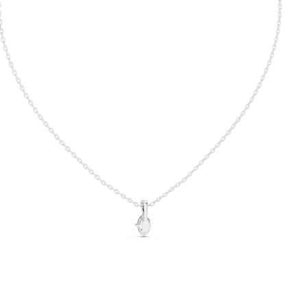0.50 Oval Cut Stunning Labgrown Diamond Solitaire Pendant For Her In 14K solid Gold - HIGHCARAT DIAMONDS