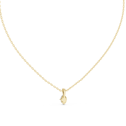 0.50 Oval Cut Stunning Labgrown Diamond Solitaire Pendant For Her In 14K solid Gold - HIGHCARAT DIAMONDS